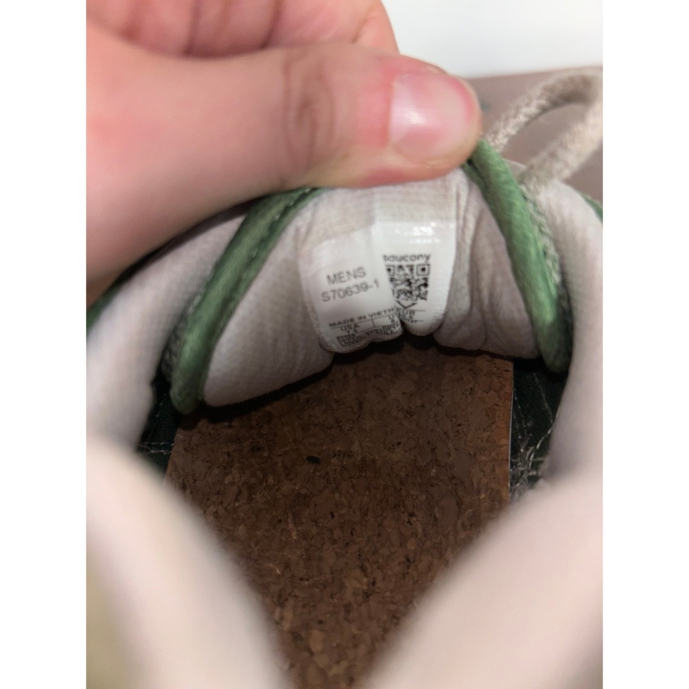 Saucony Shadow 6000 RFG Earth Pack Artichoke Green Vegan Shoes Sz 7.5 S70639-1 - Picture 8 of 9